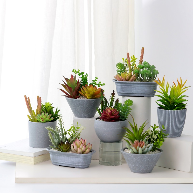 Vendita calda succulente artificiale in melamina per la vendita